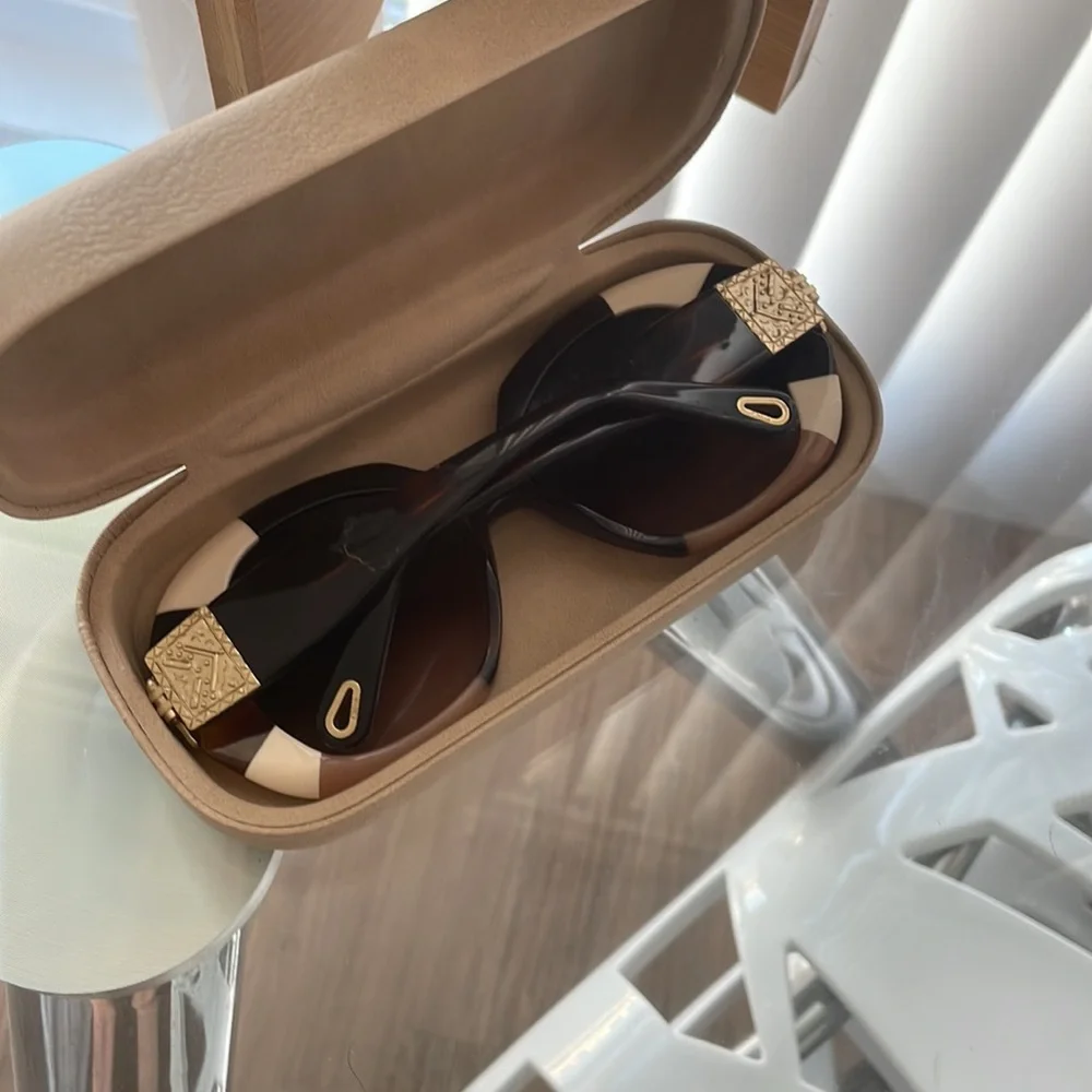 ππRare Chloe Havana patchwork sunglasses π - Picture 2 of 7
